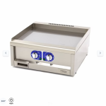  Επαγγελματική σχάρα ομαλή - ηλεκτρική - διπλή μονάδα - 60cm βαθιά